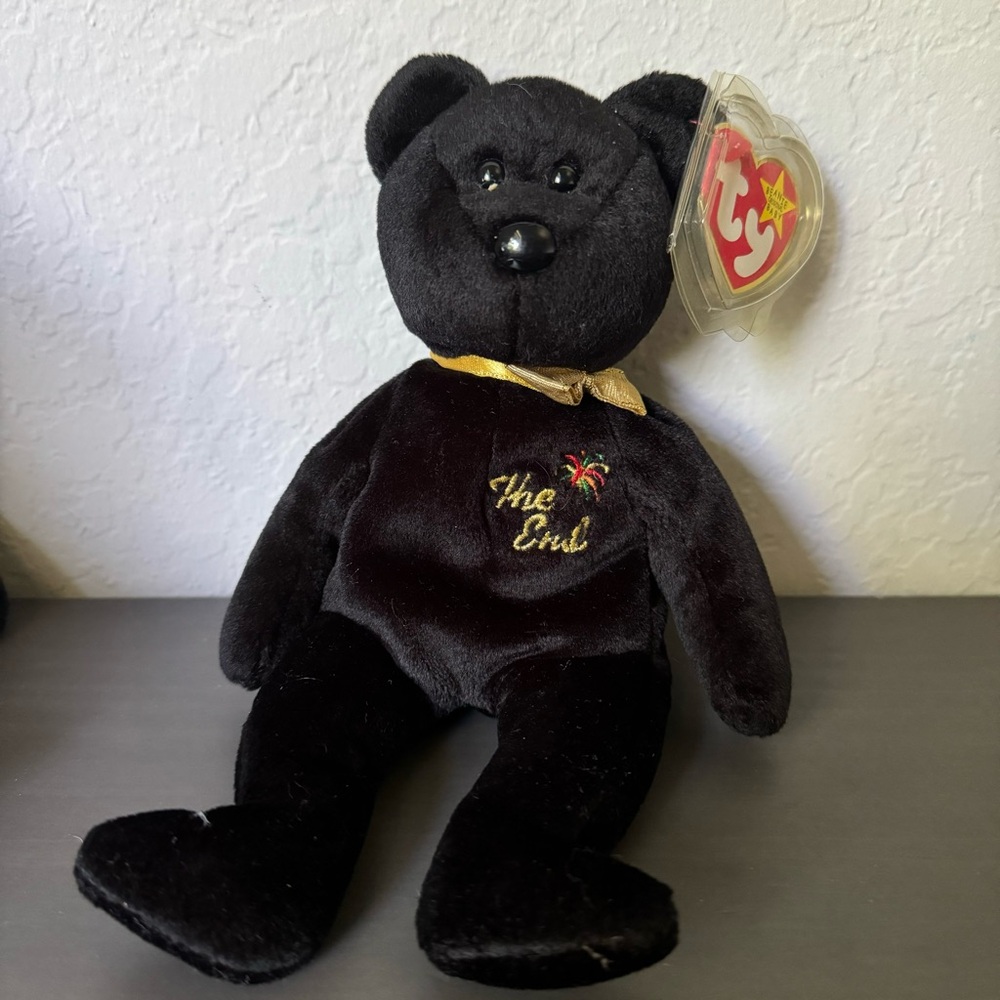 Ty The End The Bear Beanie Baby (Retired 1999)